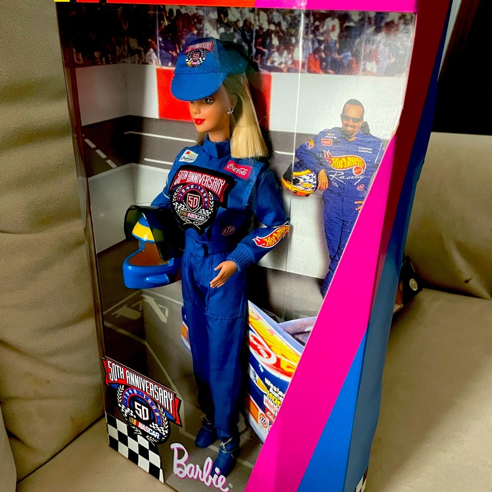 NASCAR 50th Anniversary collectible Barbie - Harley Davidson